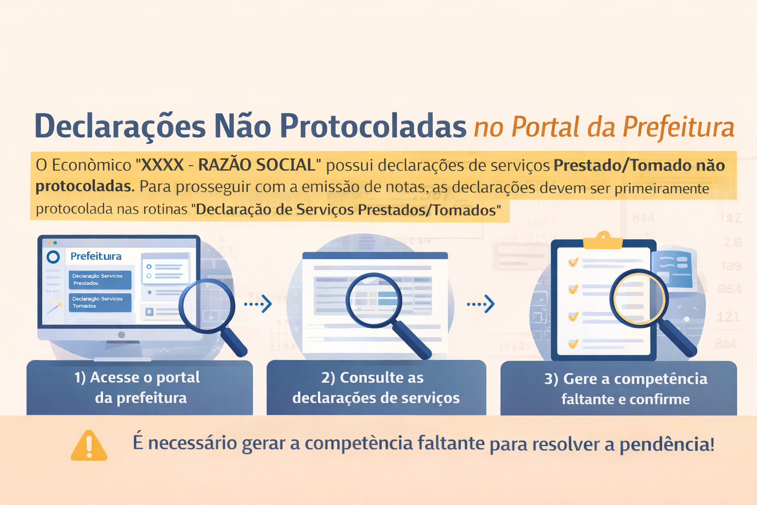 Rejeição ao emitir NFS-e no Provedor IPM